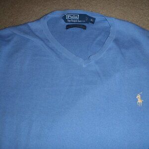Ralph Laren mens polo sweater 100% cotton